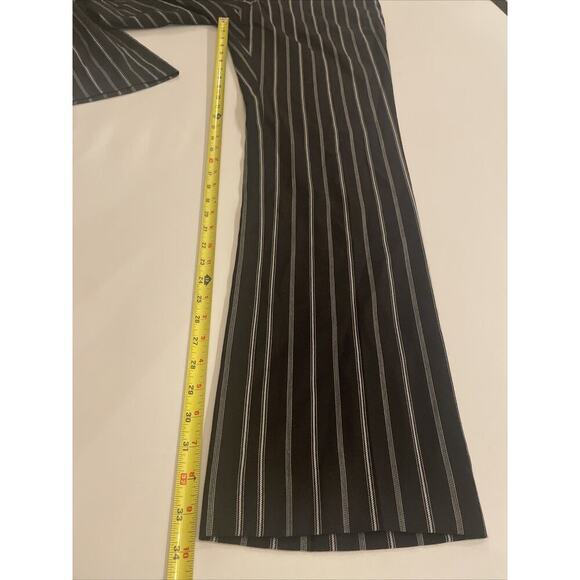 Ralph Lauren Collection Purple Label Pinstripe Wool Pants 12 Straight Leg Runway - Picture 14 of 16